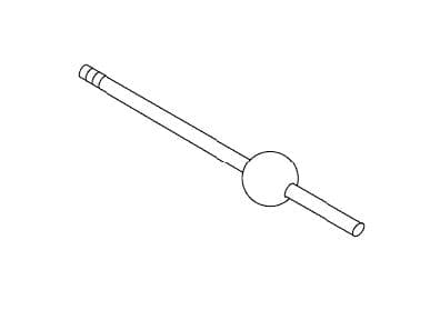 Kohler Genuine Parts Drain ROD Assembly, Short - Blackened Bronze by Kohler Genuine Parts