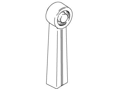 Kohler Genuine Parts Handle, BATH Lever, PURE - Vibrant Brushed Nickel by Kohler Genuine Parts