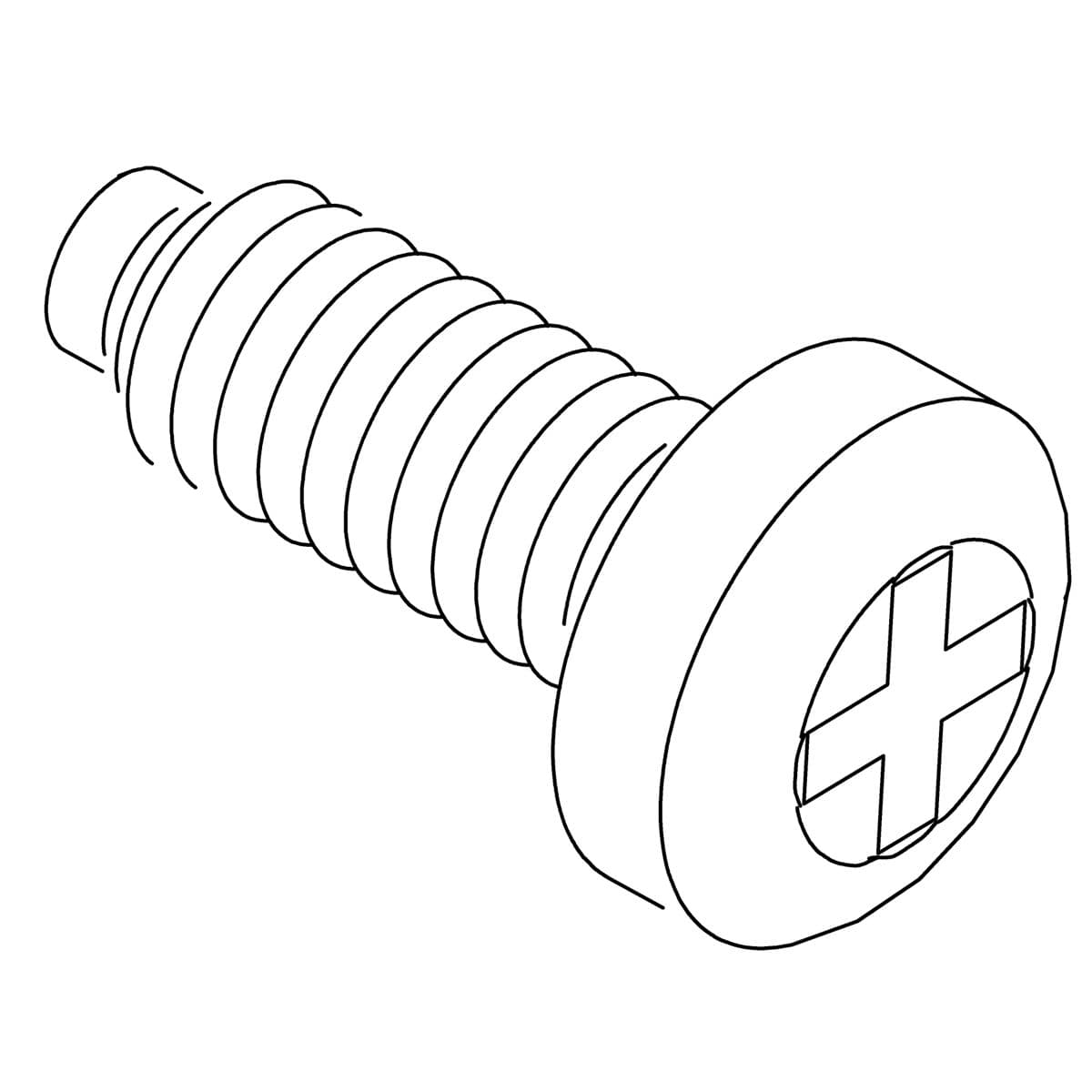 Kohler Genuine Parts Screw, #8 X 1/2 THRD FORM by Kohler Genuine Parts