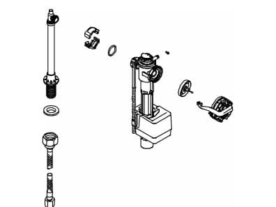Kohler Genuine Parts FILL Valve Assembly by Kohler Genuine Parts