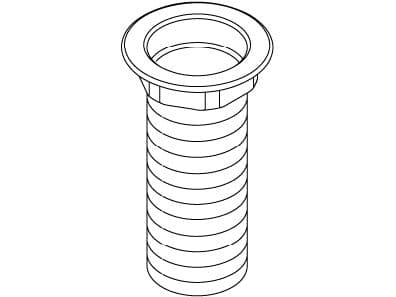 Kohler Genuine Parts Nut-flange, Drain - Vibrant Brushed Moderne Brass by Kohler Genuine Parts