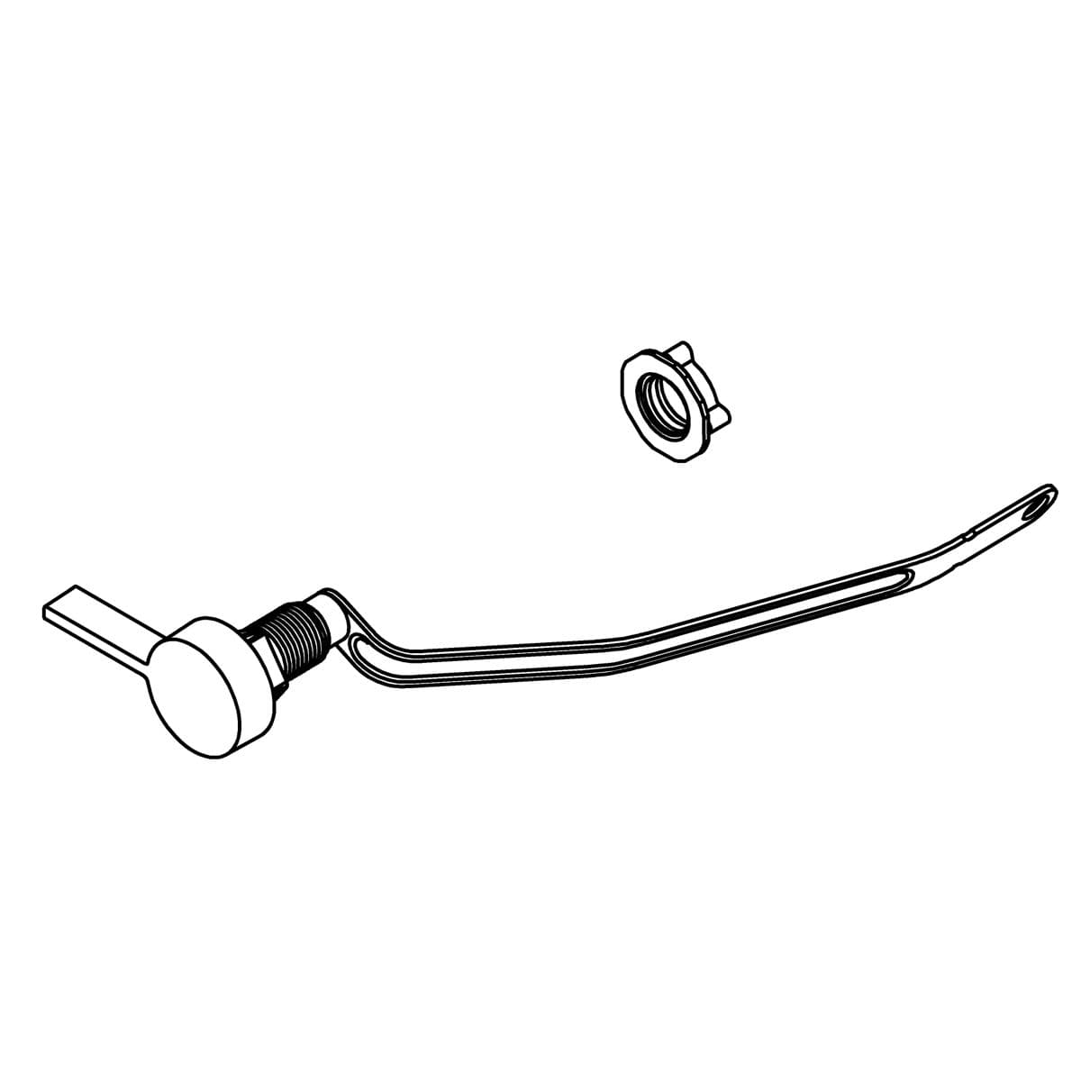 Kohler Genuine Parts TRIP Lever, KIT - Polished Chrome by Kohler Genuine Parts