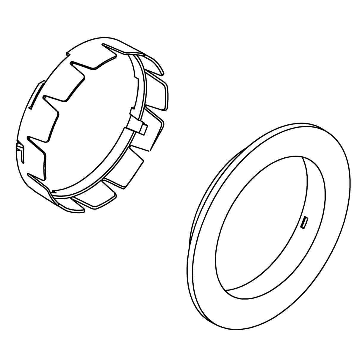 Kohler Genuine Parts Assy, Escutcheon - Vibrant Brushed Nickel by Kohler Genuine Parts