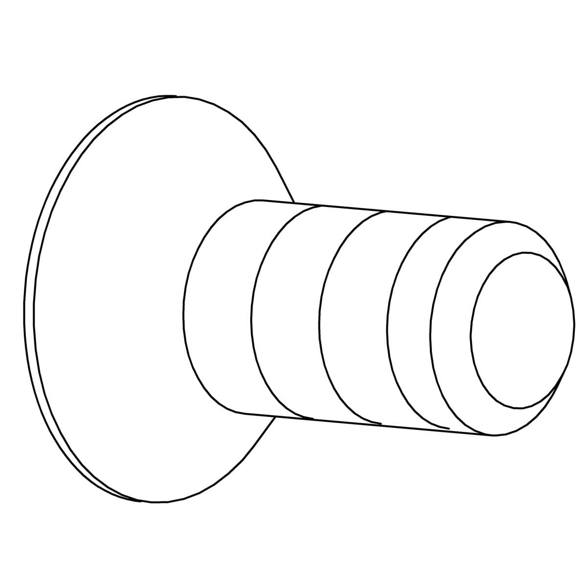 Kohler Genuine Parts Screw, 6-32 X .38, Countersunk by Kohler Genuine Parts