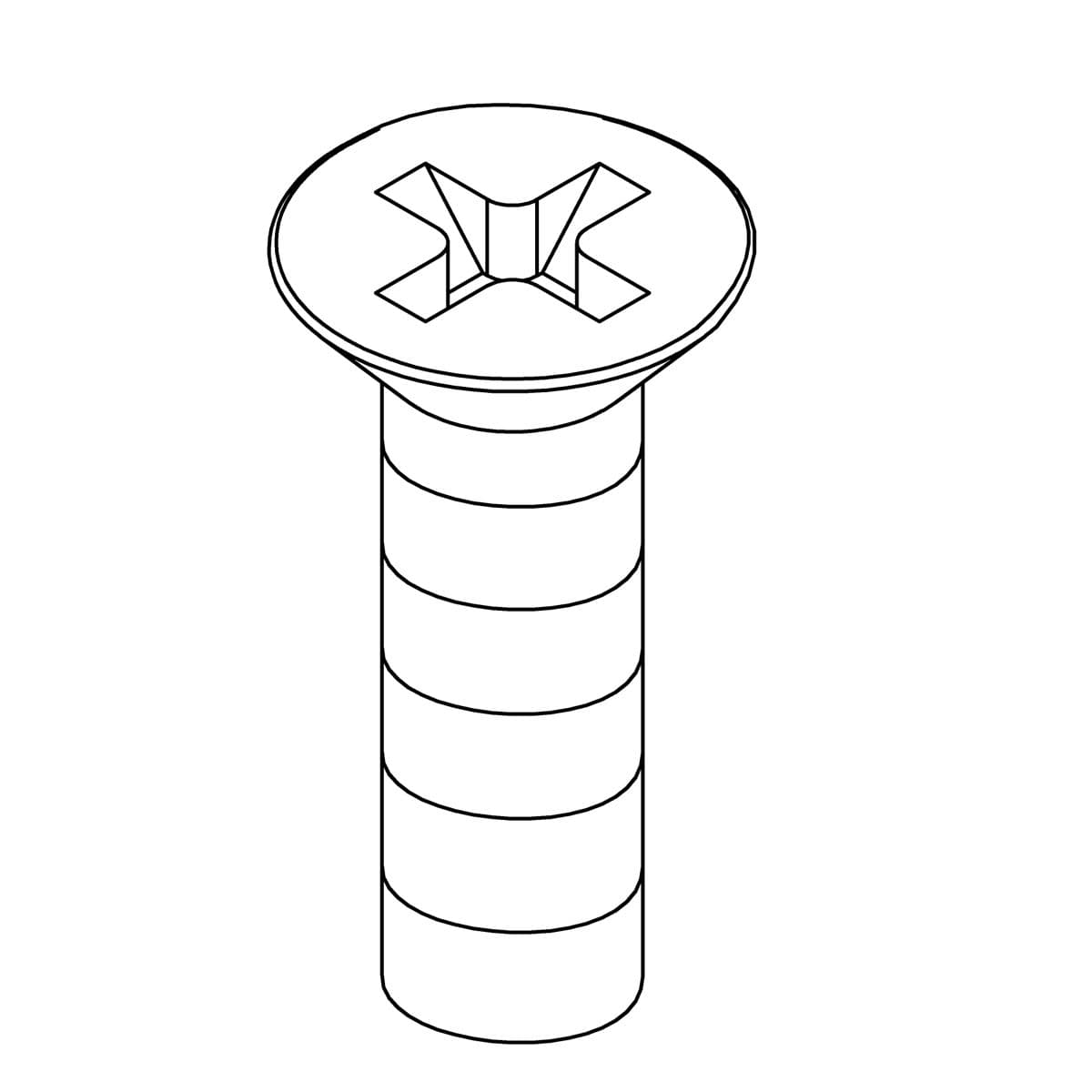 Kohler Genuine Parts 10-24 Brass Screw - Matte Black by Kohler Genuine Parts