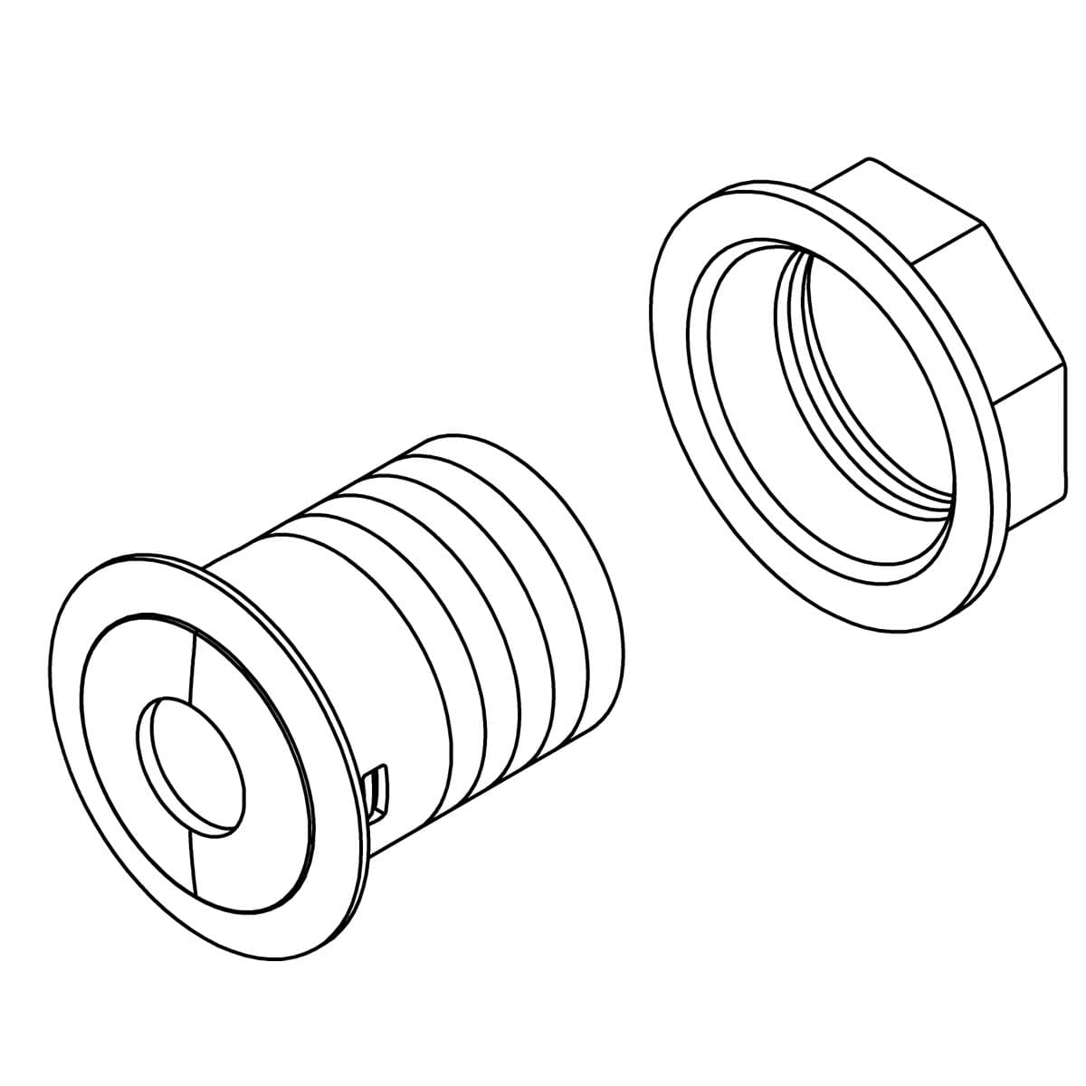 Kohler Genuine Parts Inlet Cover, Assembly - White by Kohler Genuine Parts