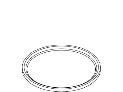 Kohler Genuine Parts Strainer RING Round - Matte Black by Kohler Genuine Parts