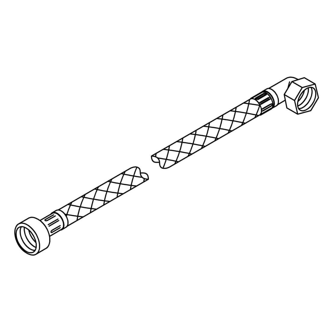 Kohler Genuine Parts Bidet SEAT Inlet HOSE (thin)kohler White by Kohler Genuine Parts