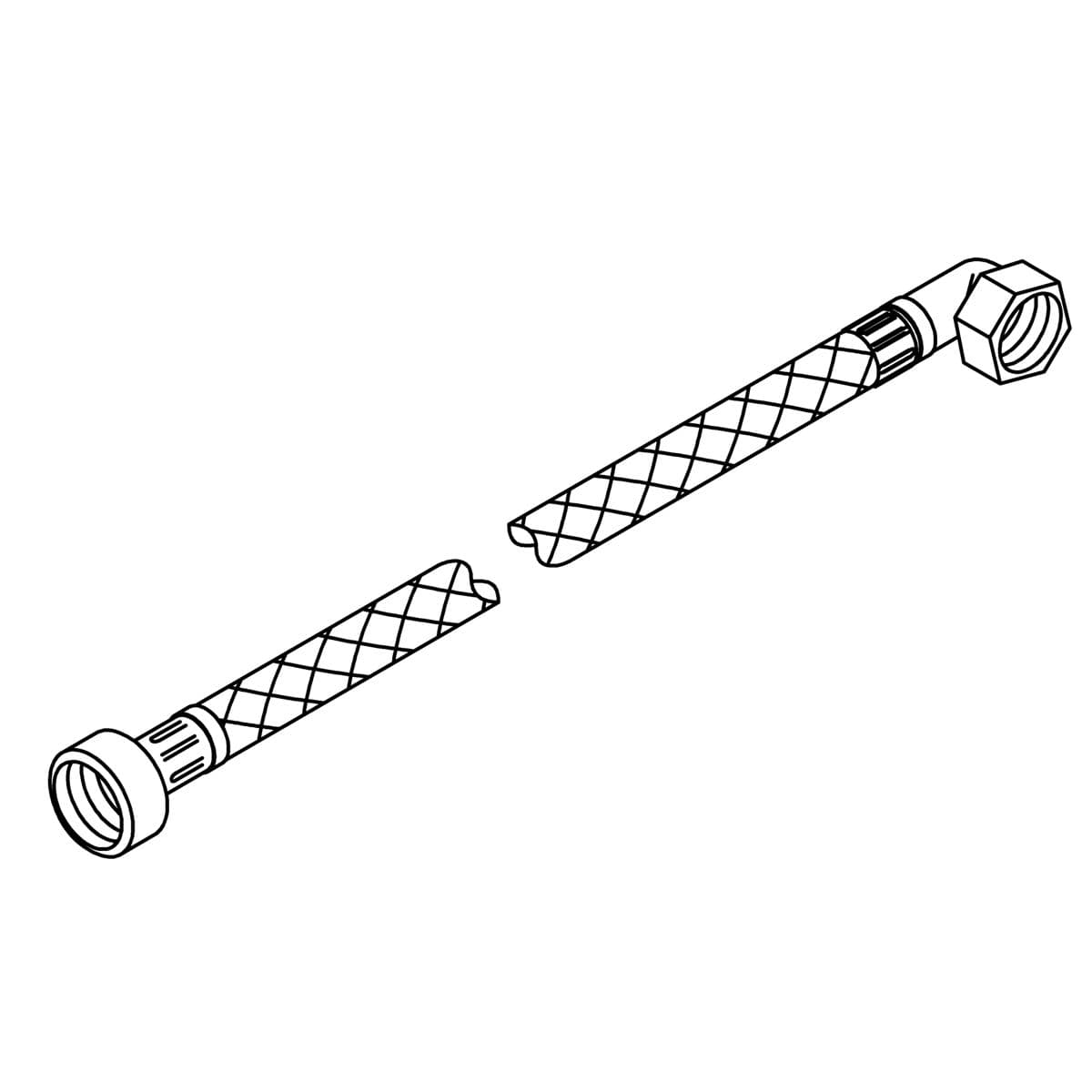 Kohler Genuine Parts Bidet SEAT Inlet HOSE (thin)kohler White by Kohler Genuine Parts