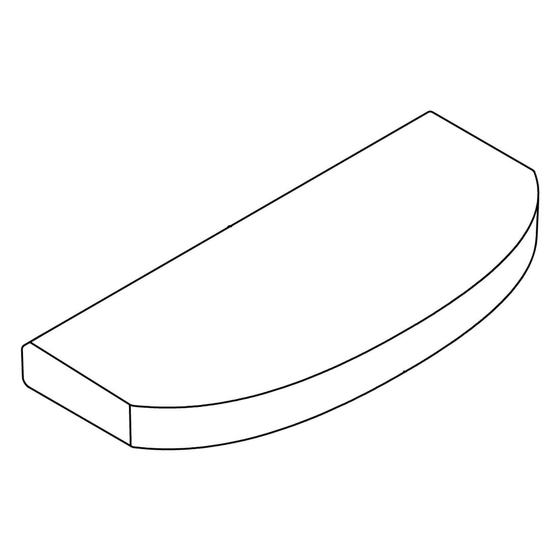 Kohler Genuine Parts Cover, Tank, Close Coupled - Almond by Kohler Genuine Parts