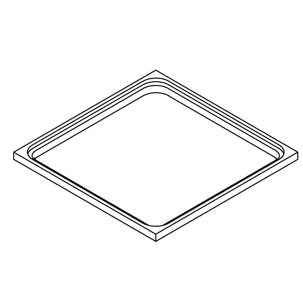 Kohler Genuine Parts Strainer RING Square - Blackened Bronze by Kohler Genuine Parts