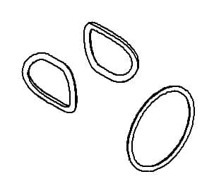 Kohler Genuine Parts Cartridge Seals KIT by Kohler Genuine Parts