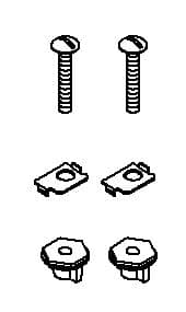 Kohler Genuine Parts Toilet SEAT Hardware by Kohler Genuine Parts