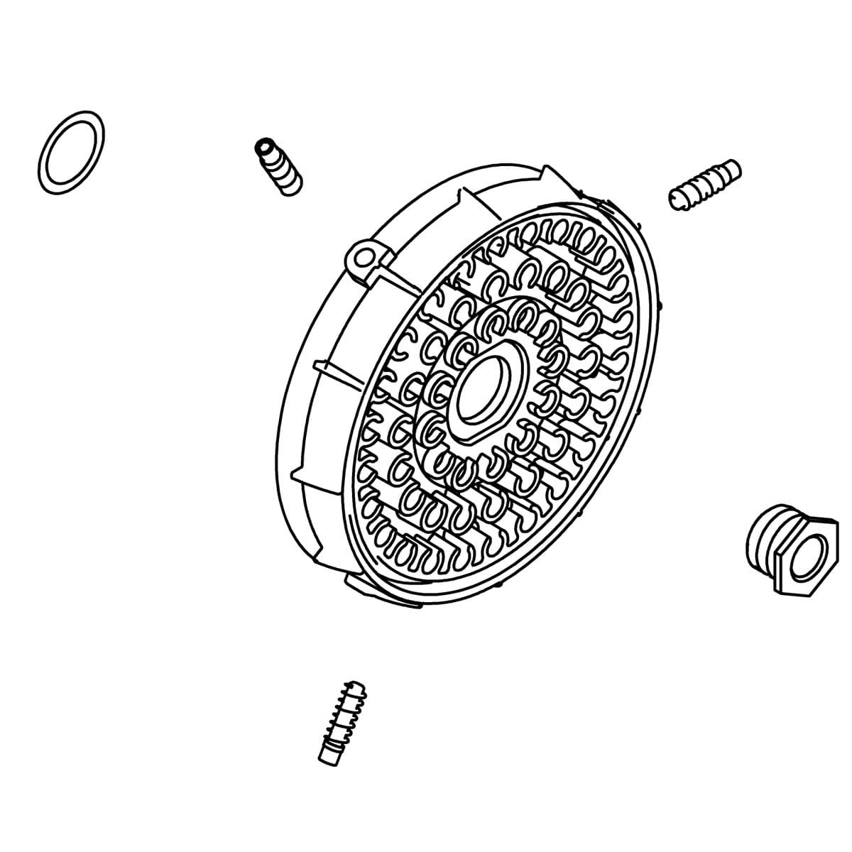 Kohler Genuine Parts KIT, Spray Head, 54 Nozzle by Kohler Genuine Parts