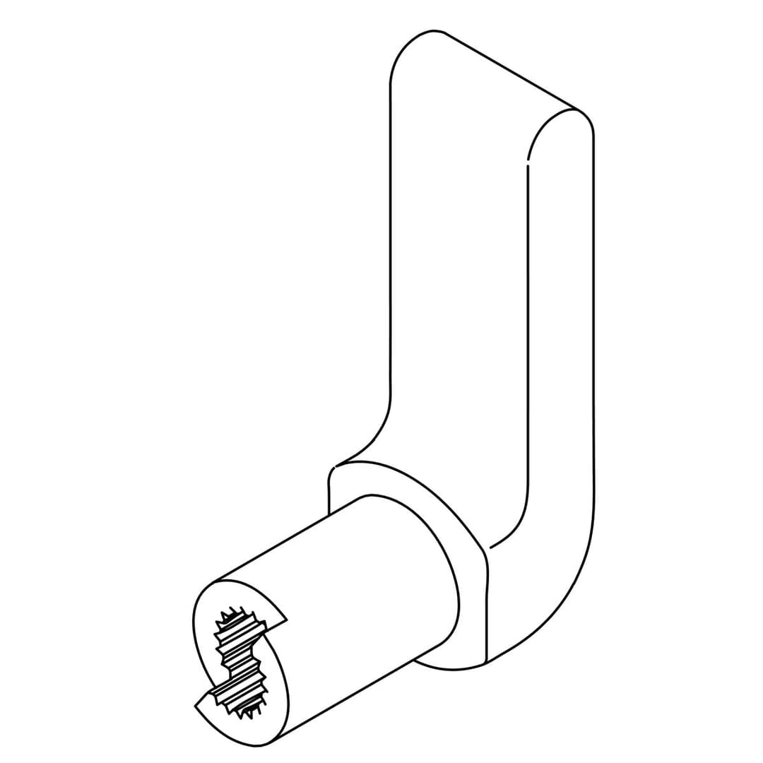 Kohler Genuine Parts Assy, Handle-sp - Polished Chrome by Kohler Genuine Parts