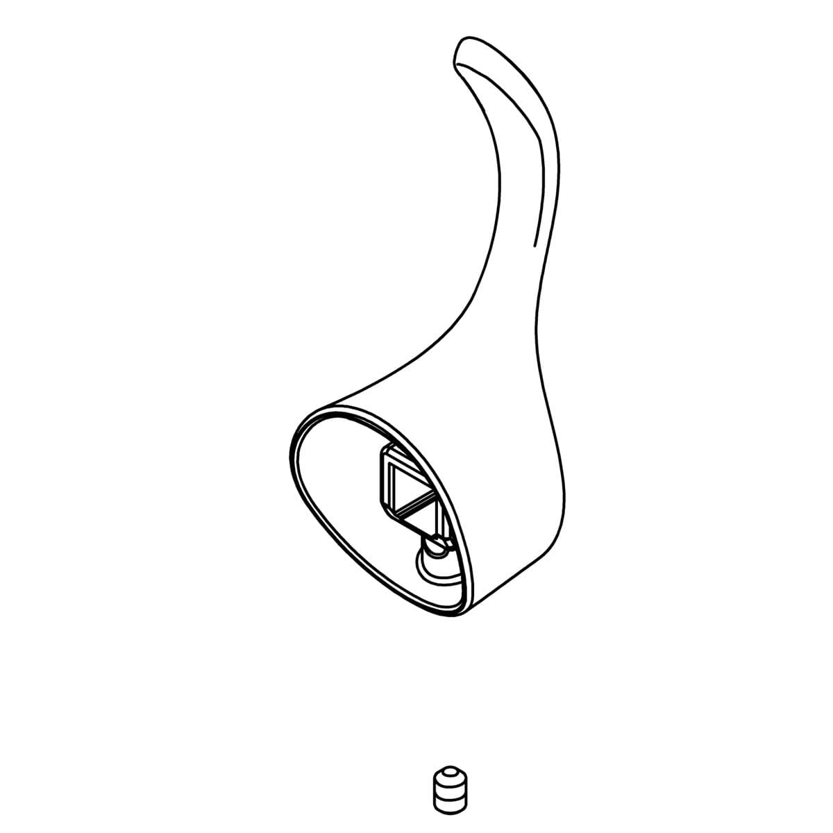 Kohler Genuine Parts Handle KIT - Matte Black by Kohler Genuine Parts