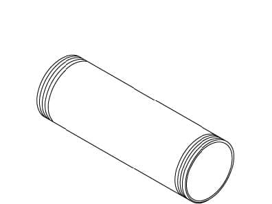 Kohler Genuine Parts Tube, 1.25 X 3.75 Drain - Polished Chrome by Kohler Genuine Parts