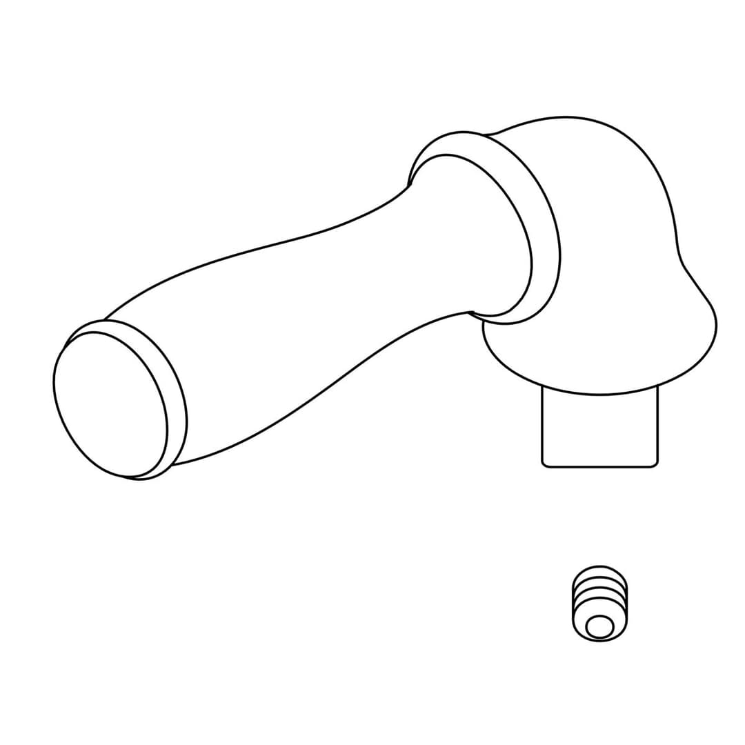 Kohler Genuine Parts Handle KIT - Polished Chrome by Kohler Genuine Parts