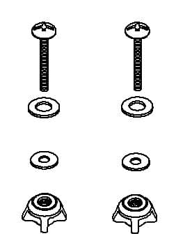 Kohler Genuine Parts Toilet SEAT Hardware KIT