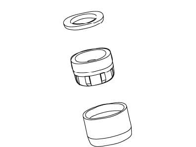 Kohler Genuine Parts Aerator KIT, 1.5 GPM - Polished Chrome by Kohler Genuine Parts