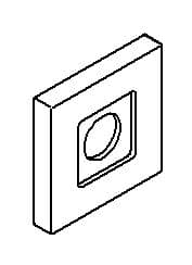 Kohler Genuine Parts Shower ARM Flange - Vibrant Brushed Nickel by Kohler Genuine Parts