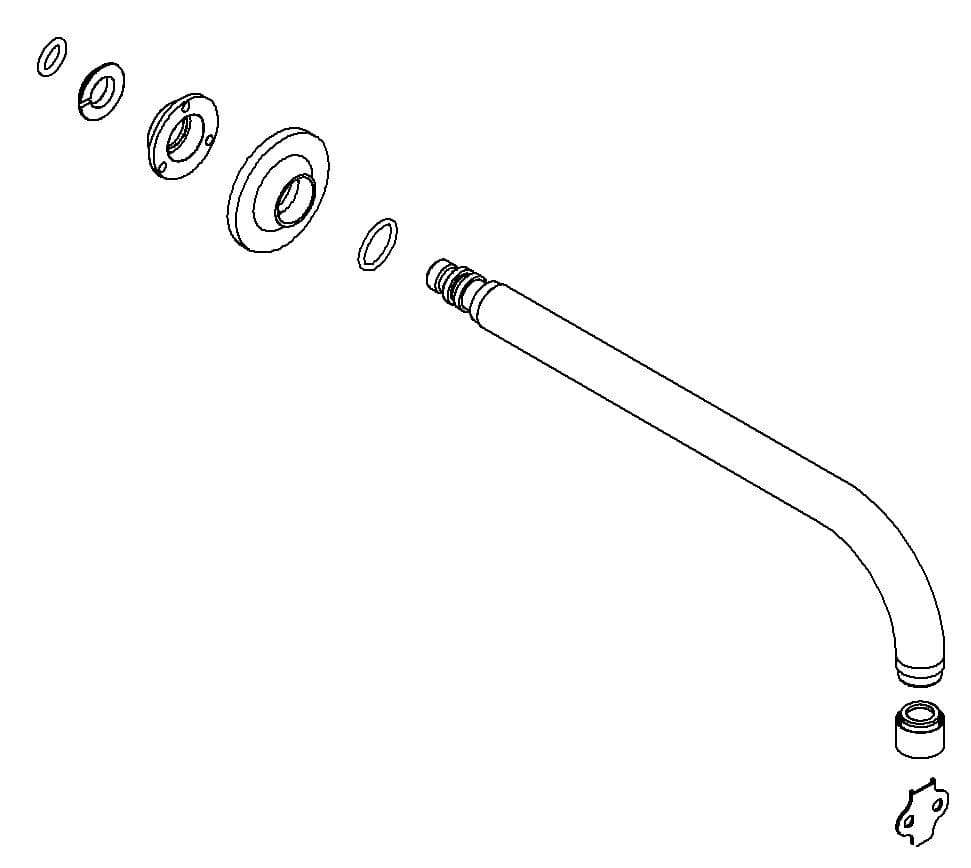 Kohler Genuine Parts Spout Assembly - Polished Chrome by Kohler Genuine Parts