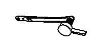 Kohler Genuine Parts RH TRIP Lever KIT - Polished Chrome by Kohler Genuine Parts