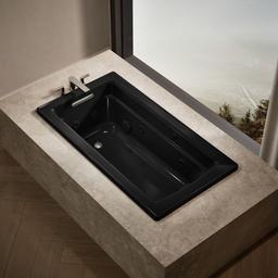 Archer 60'' x 32'' drop-in Heated BubbleMassageE air bath and whirlpool - image 2