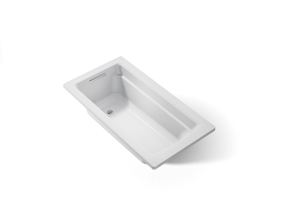 Archer 60'' x 32'' alcove bath with Bask heated surface, right drain by Kohler