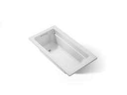 Archer 60'' x 32'' alcove bath with Bask heated surface, right drain - image 1