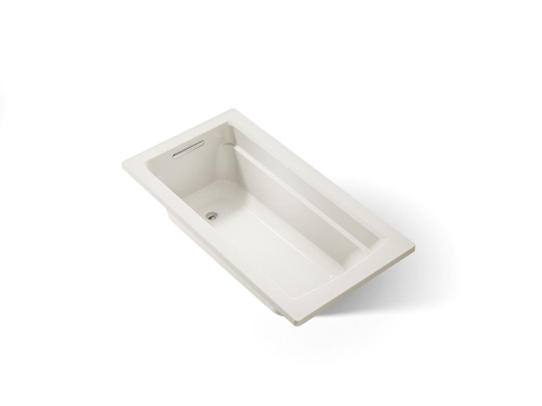 Archer 60'' x 32'' alcove bath with Bask heated surface, right drain by Kohler
