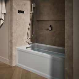 Archer 60'' x 32'' alcove bath, left drain - image 2
