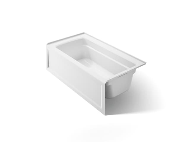 Kohler Archer 60'' x 32'' alcove bath, right drain - White
