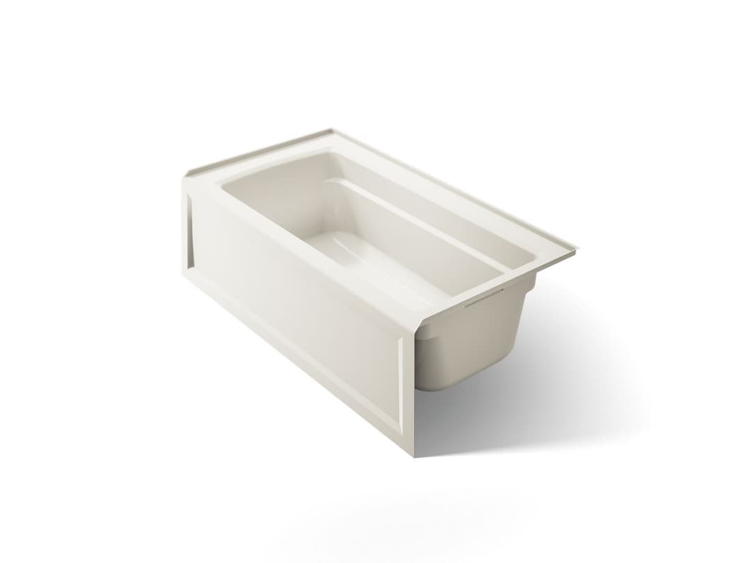 Kohler Archer 60'' x 32'' alcove bath, right drain - Biscuit by Kohler