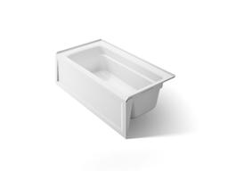 Archer 60'' x 32'' alcove bath with Bask heated surface, right drain - image 1