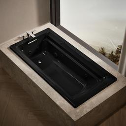 Archer 72'' x 36'' alcove Heated BubbleMassageE air bath, left drain - image 2