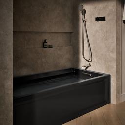 Archer 72'' x 36'' alcove whirlpool bath, right drain - image 2