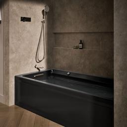 Archer 72'' x 36'' alcove whirlpool bath with Bask heated surface, left drain - image 2