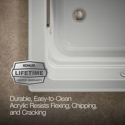 Archer 72'' x 36'' drop-in Heated BubbleMassageE air bath and whirlpool - image 8