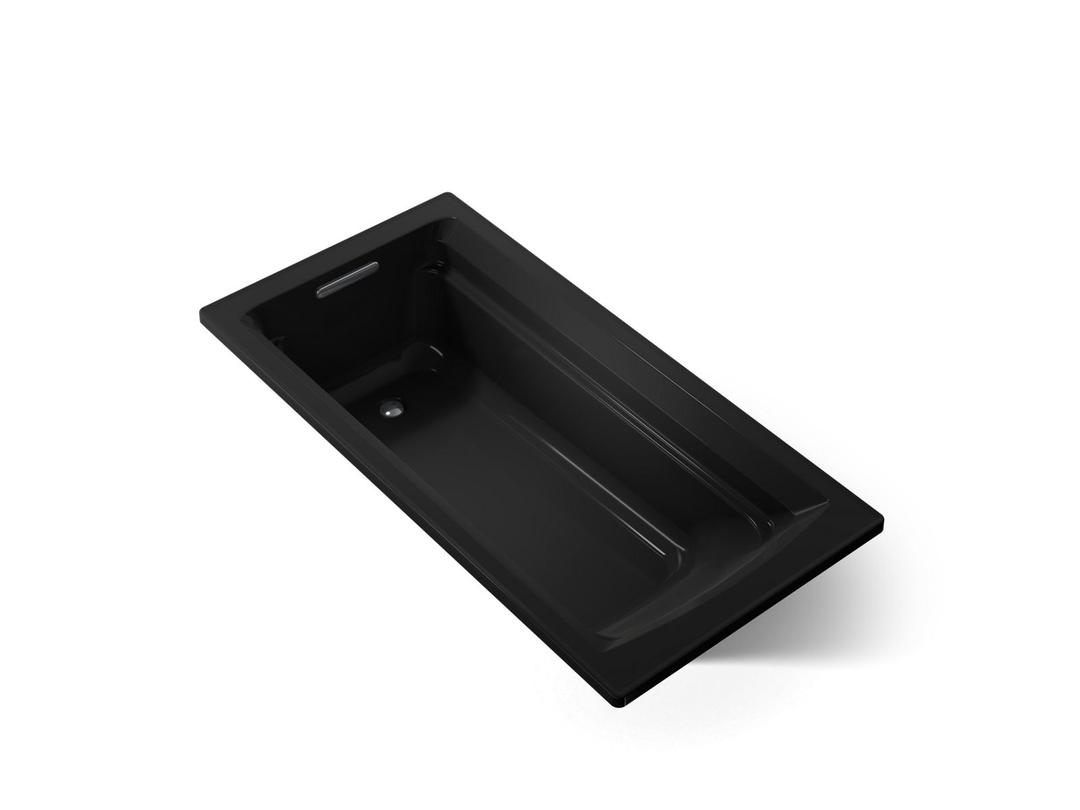 Archer 72'' x 36'' alcove bath with Bask heated surface, alcove, right drain by Kohler