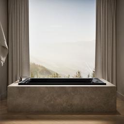 Archer 72'' x 36'' alcove bath with Bask heated surface, alcove, right drain - image 4