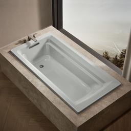 Archer 72'' x 36'' alcove bath, right drain - image 2