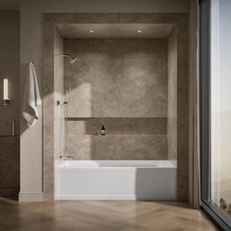 Archer 72'' x 36'' alcove bath, left drain - image 4