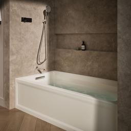 Archer 72'' x 36'' alcove bath, left drain - image 2