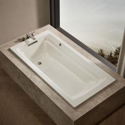 Archer 72'' x 36'' drop-in bath with Bask heated surface - image 2