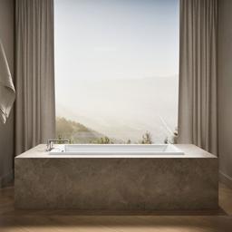 Kohler Underscore 60'' x 32'' drop-in bath - White - image 4