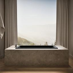 Kohler Underscore 60'' x 32'' drop-in bath - Black - image 4