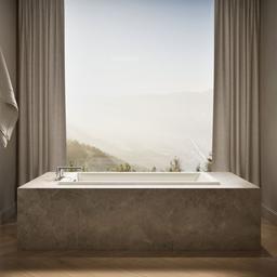 Kohler Underscore 60'' x 32'' drop-in bath - Biscuit - image 4
