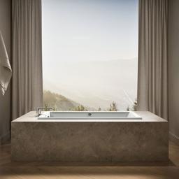 Kohler Underscore 60'' x 32'' drop-in bath with Bask heated surface - Ice Grey - image 4