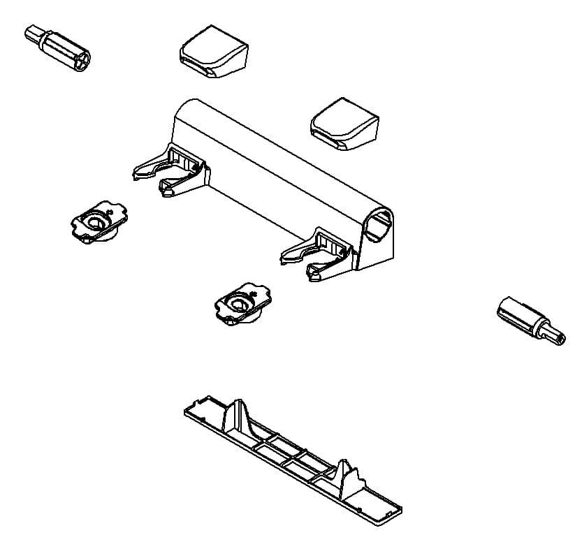 Kohler Genuine Parts Hinge KIT - Almond by Kohler Genuine Parts
